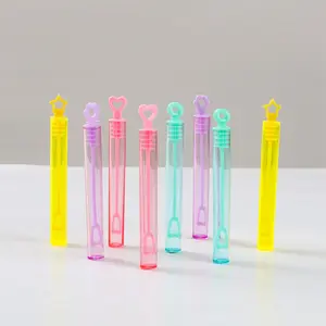 20pcs Colorful Bubble Bottles,Plastic Bubble Tubes for Kids Birthday Party Gift,Wedding Birthday Party Gifts for Guest Baby Shower Favors Decor