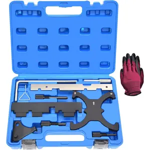 Engine Camshaft Belt Timing Locking Tool Kit Compatible with Ford Fusion Escape Focus Fiesta Mazada 1.25 1.4 1.6 1.7 1.8 2.0 2.3L 2.5L Ecoboost 1.5L 1.6L, 2.0 TDCi 303-1097 303-748 303-1550 303-1552