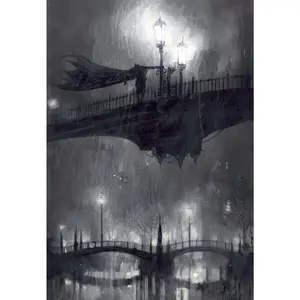 Batman Sienkiewicz SIGNED When the Knight Comes NYCC 2025 Paper Print Limited Edition of 15 - Printers Proof Edition