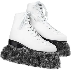 Ice Skate Guards Fuzzy Hockey Soakers for Figure Skates for Girls Boys Youth Women Men Adult