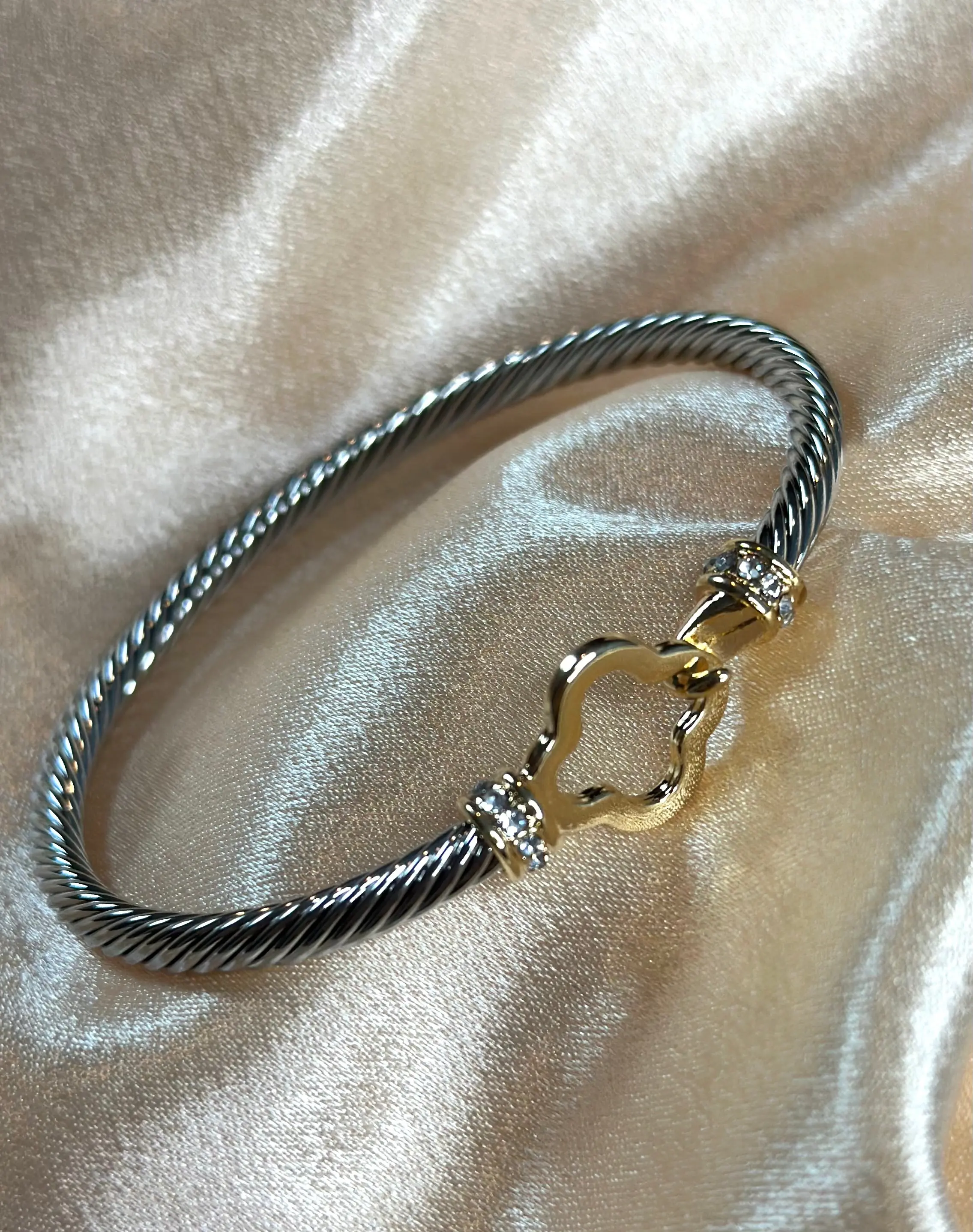 Trinity two two metal bracelet