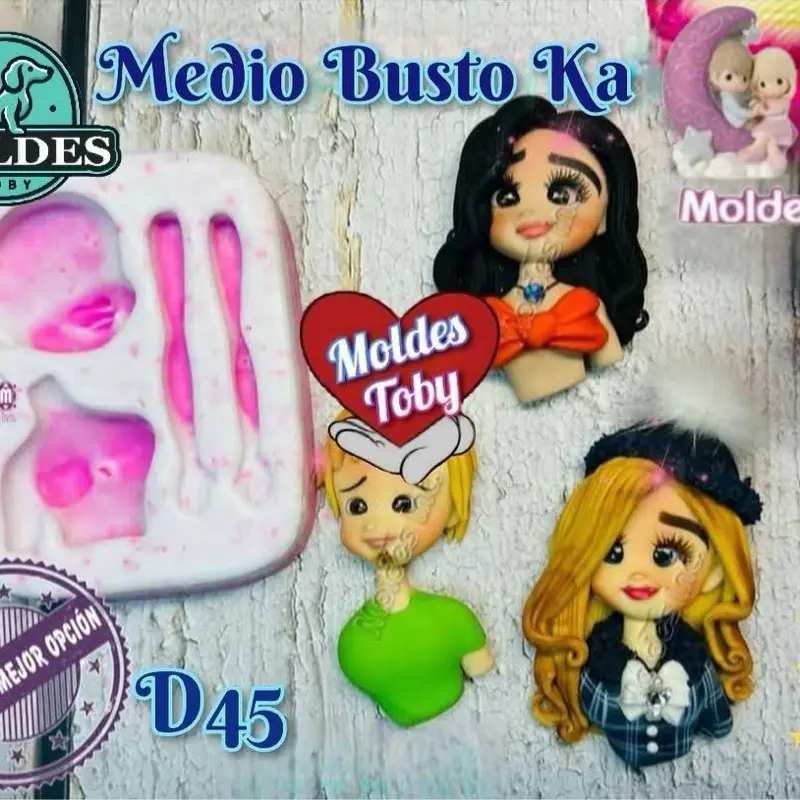 Molde de silicon, modelo D45