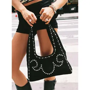 Lemoni Stud Bag Black