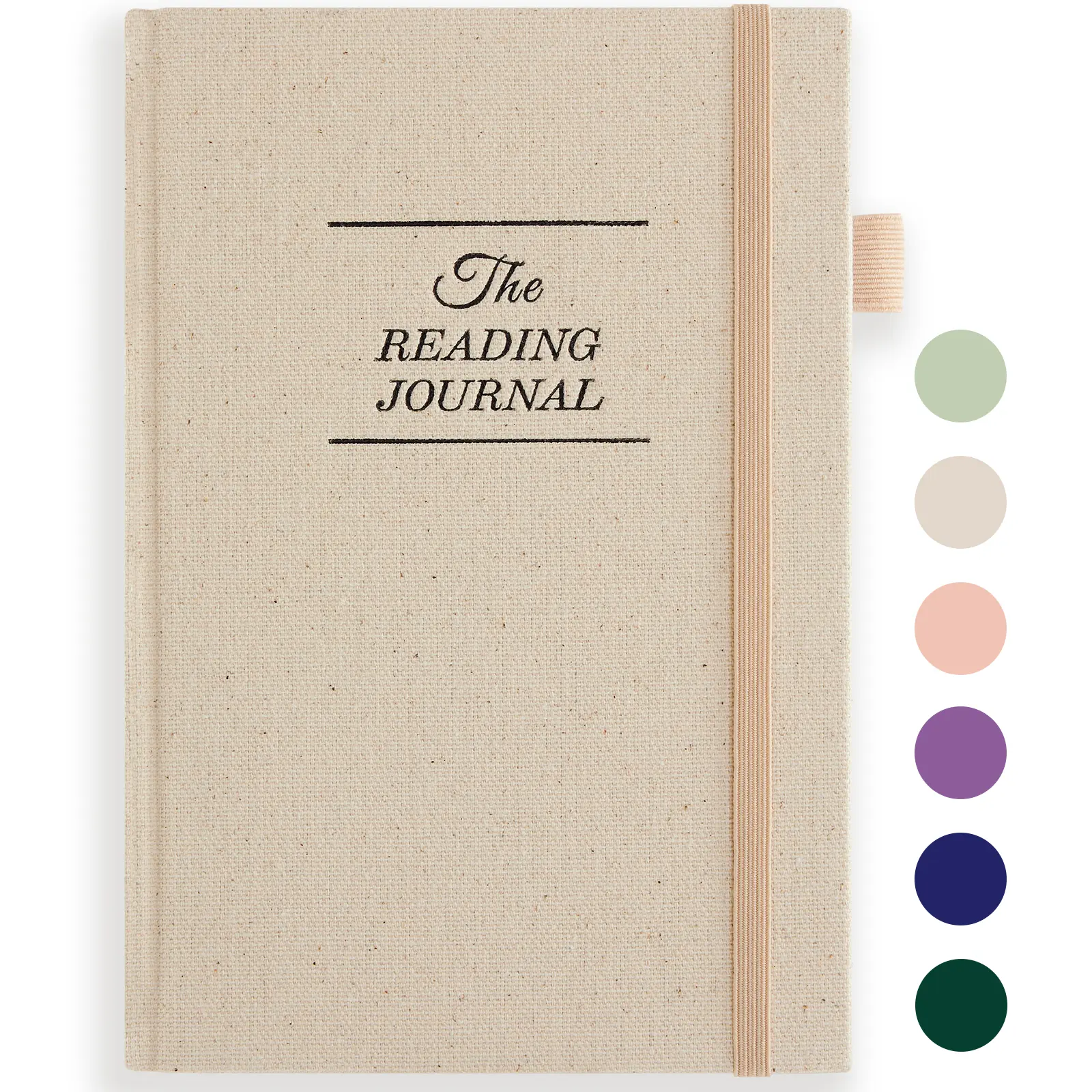 Reading Journal,Book Journal Reading Log -A5 Size (Beige)