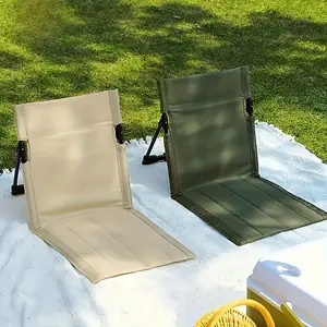 A portable ultra lightweight folding chair made of aluminum alloy Featuring a backrest it is lightweight and easy to carry ideal for camping picnics fishing and use in the park