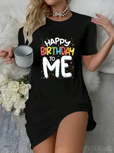 Happy Birthday To Me Funny Birthday Party Women Dress