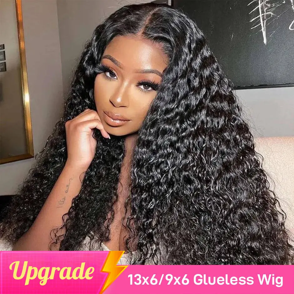 Yawawe Hair Water Wave 13x6 Full Lace Frontal 9X6 Wear go Glueless Wig Preplucked Human Hair Wigs Ready To Go Pre Cut Lace Easy Install HD Lace Wigs for Women Beginnner Friendly #FallFreshness