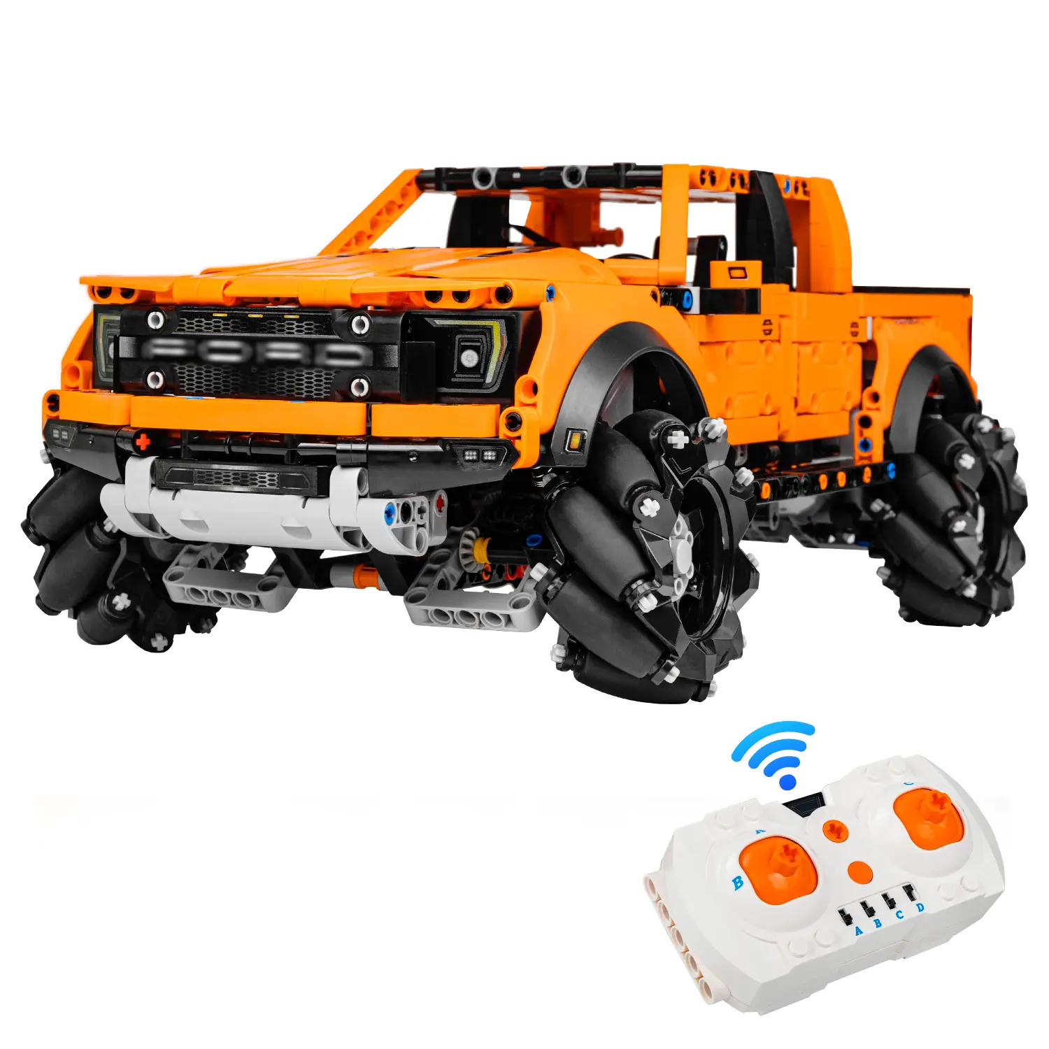 Ford Raptor RC Building Set, Collectible Off-Road Truck Model Kit, Creative STEM Assembly Toy for Teens, Adults & Car Enthusiasts, Ideal Gift for Valentine's Day, Halloween outdoorfun fathersdaygift, Plastic Model Trucks, Toy Truck Trucks