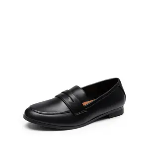 Round Toe Slip-on Penny Loafers