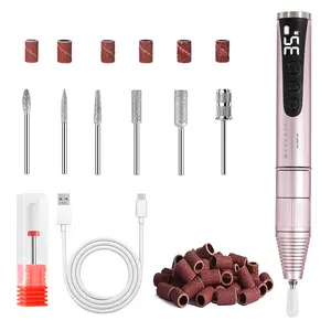 Makartt Electric Nail Drill Rechargeable 35000 RPM Professional E-File Cordless Nail Drill Machine Kit for Nail Technicians Beginners & DIY Users Quiet Lightweight Tool for Salon Home & Travel Ideal for Acrylic Dip Powder & Gel Polish