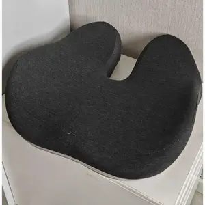 Rabbit Ear Design 100% Polyester Memory Foam Filled Lumbar Pillow & Seat Cushion Cute and Practical for Tired-Free Long Sitting