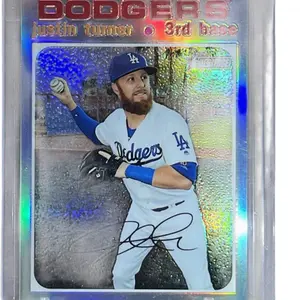 Justin Turner Los Angeles Dodgers Collectible Sports Cards Packs, Trade Card Box with Guaranteed Inserts