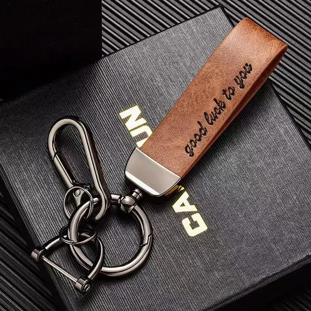 New zinc alloy creative color-changing anti-loss keychain