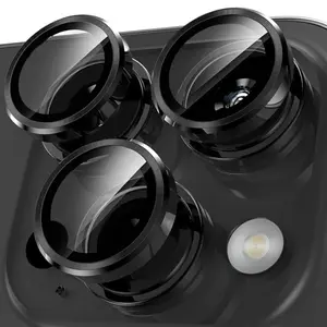 Tempered Glass Camera Lens Protector, Full-Coverage Lens Protector Phone Accessory Compatible with iPhone 11/12/13/14 Plus/15/16/17 Pro Max