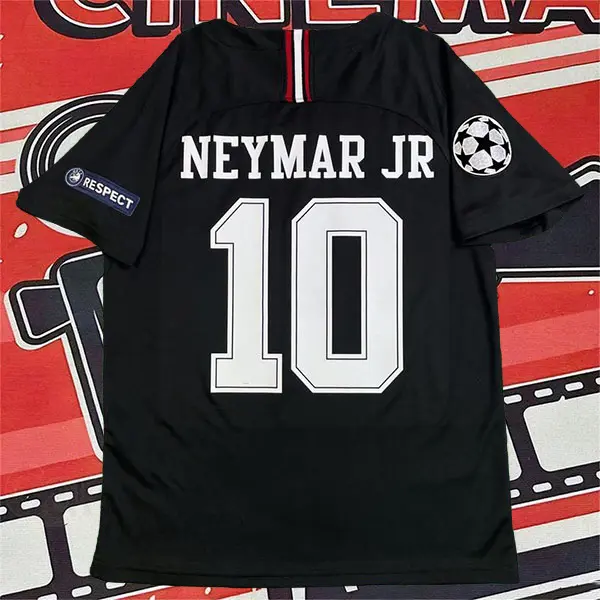 18-19 Away No. 10 Neymar Short Sleeve Breathable Soccer Jersey