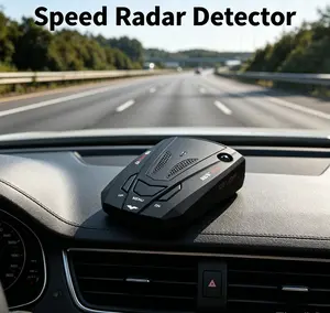 Highway Speed Alert Detector, Portable Multi-Band Road Safety Warning Device for Vehicles