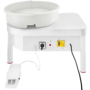 【Summervibes】VEVOR Pottery Wheel 36cm Pottery Forming Machine with Foot Pedal Pottery Wheel for Adults 450W Electric Pottery Wheel for DIY Clay Art Craft