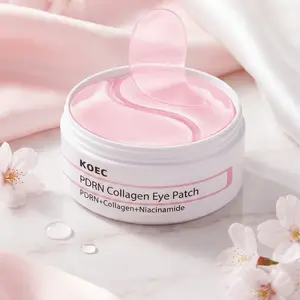 60 Pcs PDRN Under Eye Patches, Eye Mask for Puffy Eyes and Dark Circles, for Eye Bags, Fine Lines and Wrinkles Reduce, Anti Wrinkle, with Niacinamide Hydra-Gel Collagen, Skin Care - Gifts for Women