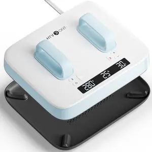 HTVRONT Heat Press Machine for T Shirts - Portable 12X10 Heat Press with Pressure Display, Heats Up Fast & Evenly H10 Heat Press Machines for HTV, Sublimation, Heat Transfer Projects