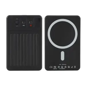 CHIME NOTE X Japanese AI Audio Voice Recorder, 107-Language Transcription, 64GB Expandable Storage, Wireless Charging, 5W Magnetic Suction, 48H Recording Time, Black & White