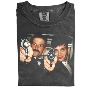 Vintage Peaky Blinders Shirt, Arthur and Tommy Shelby Graphic Tee, Retro 1920s Gangster British Drama T-shirt, Cotton unisex T-shirt, Crewneck for Man, for Woman, Trendy Shirt