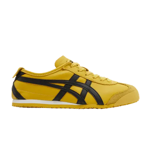 Men's Onitsuka Tiger Mexico 66 'Kill Bill' 2023 Classic Minimalist Retro Lace-Up Sneakers - Snug Fit, Mesh Upper, Rubber Sole, Closed Athletic Sports Shoes, Walking Footwear