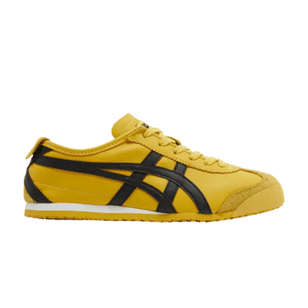 Men's Onitsuka Tiger Mexico 66 'Kill Bill' 2023 Classic Minimalist Retro Lace-Up Sneakers - Snug Fit, Mesh Upper, Rubber Sole, Closed Athletic Sports Shoes, Walking Footwear