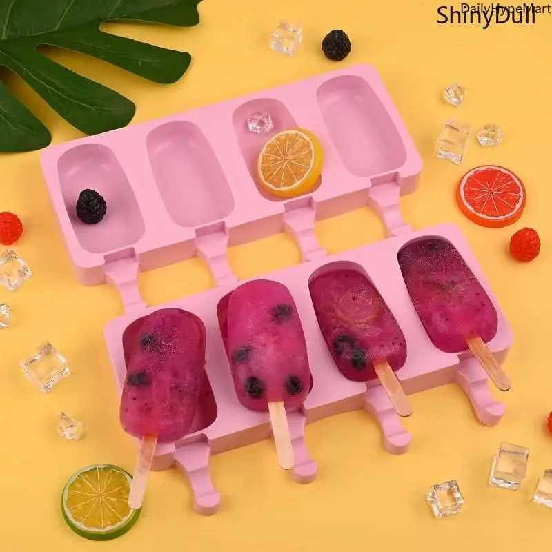 Silicone Cakesicle Molds, 52-Piece Nonstick Kitchenware Set, BPA-Free Ice Pop Maker for Home Cooking and DIY Cake Making