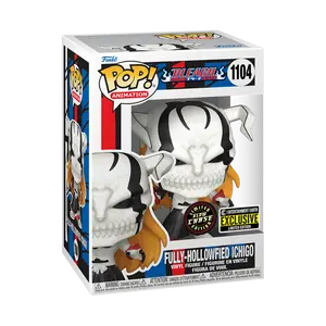 Funko Pop! Bleach - Fully-Hollowfied Ichigo (Chase) #1104 Exclusive (Sticker may vary) Collectible Pop Vinyl Figure