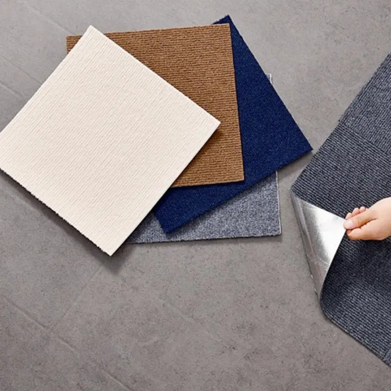 Self-Adhesive Carpet Tiles Pack of 10/20, Durable Floor Mats for Home Office & Retail, Easy Installation for Commercial Spaces, Flooring Tiles