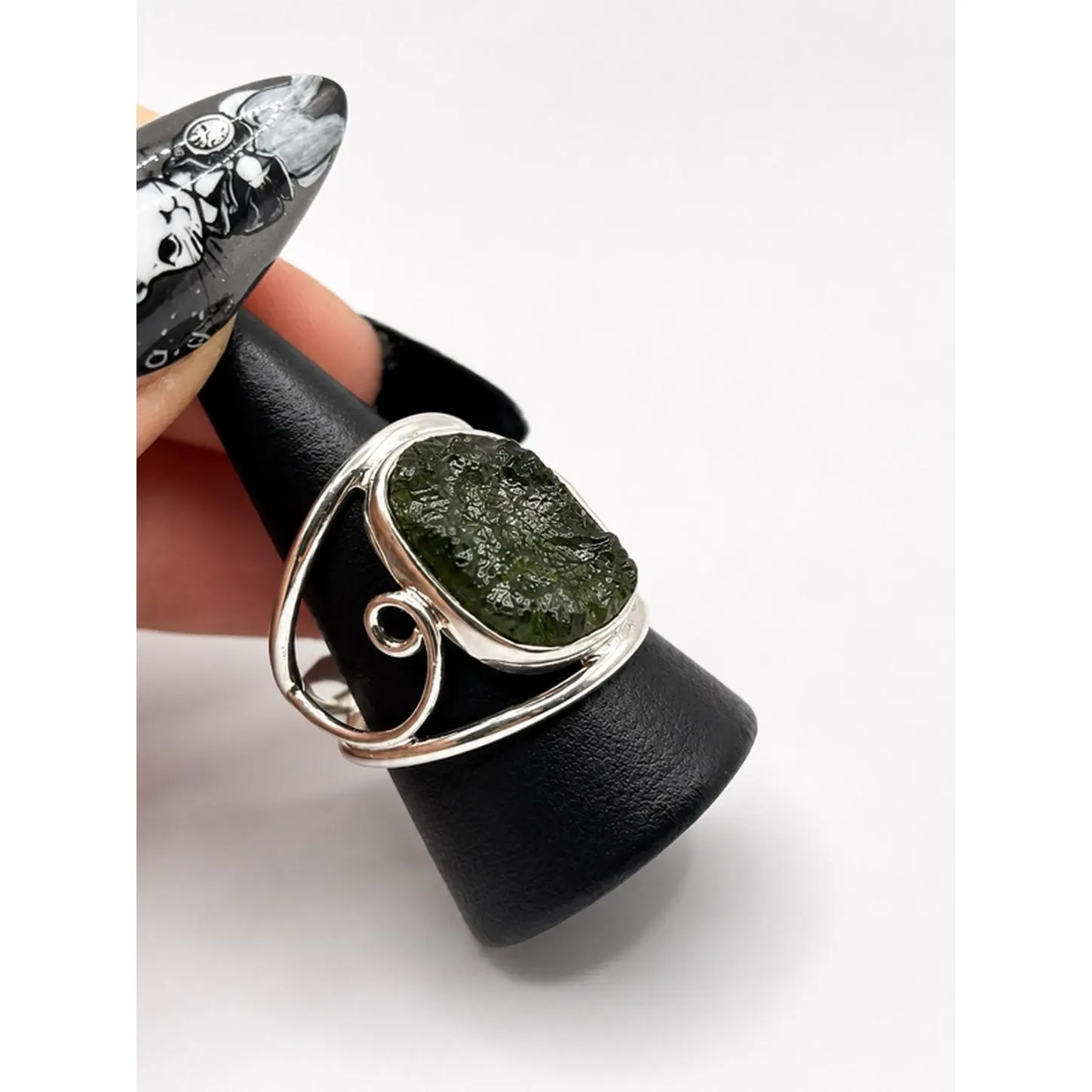Moldavite Ring size 9