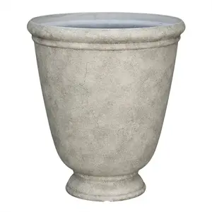 16in x 16in x 18in，Ember Gray Resin Planter