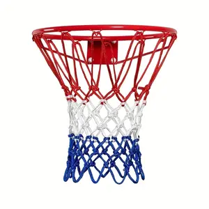 Durable Blue Basketball Net, Outdoor Sports Equipment, Long-Lasting, Ideal for Outdoor Activities, 1 Piece