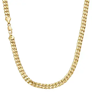 New unisex Figaro stainless steel K-gold plated Cuban chain, inspired by Italian style. Made with nano vacuum plating for hypoallergenic and anti-oxidation durability. 10mm width, available in 7.5–24 inches. Comes in an elegant gift box. tiktokshopspringg