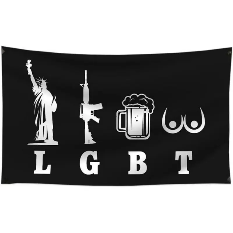 Gay Lesbian Freedom Themed Funny Synthetic Tapestry Wall Hanging - 40x60 in Lightweight Wall Tapestry, Bedroom Decor, Funny Decor for Home Use, Tapestry Wall Mural, Dorm Wall Decor