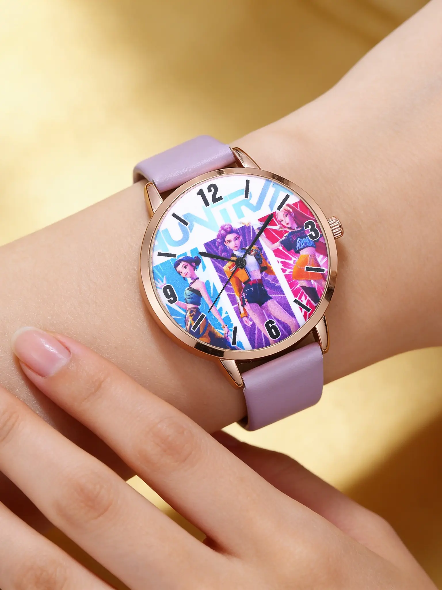Kpop Anime Style Watch Series, Quartz Wrist Watches, Analog Wristwatch, Trendy Wristwatch, Trendy Student Gift, Perfect for Valentine's Day, Ramadan, Thanksgiving, Back-To-School Season