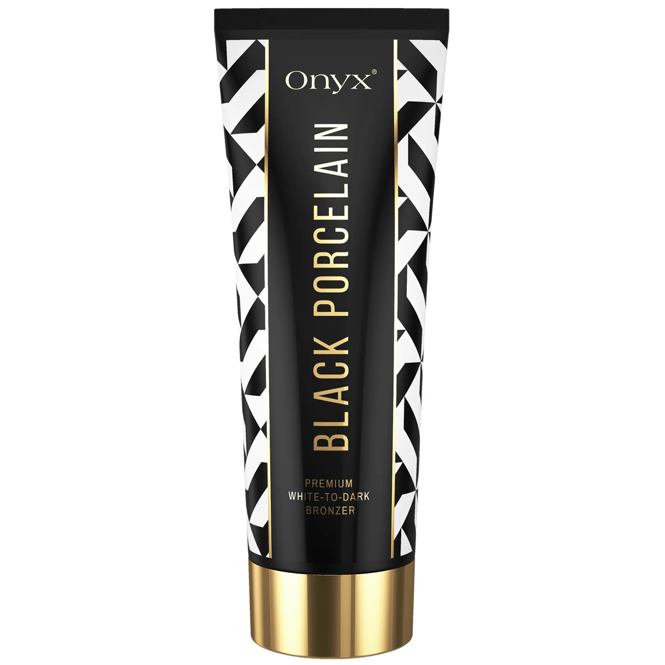 Onyx Black Porcelain Bronzing Tanning Lotion for Smooth, Deep & Dark Tan | Indoor & Outdoor | 6.76 fl oz