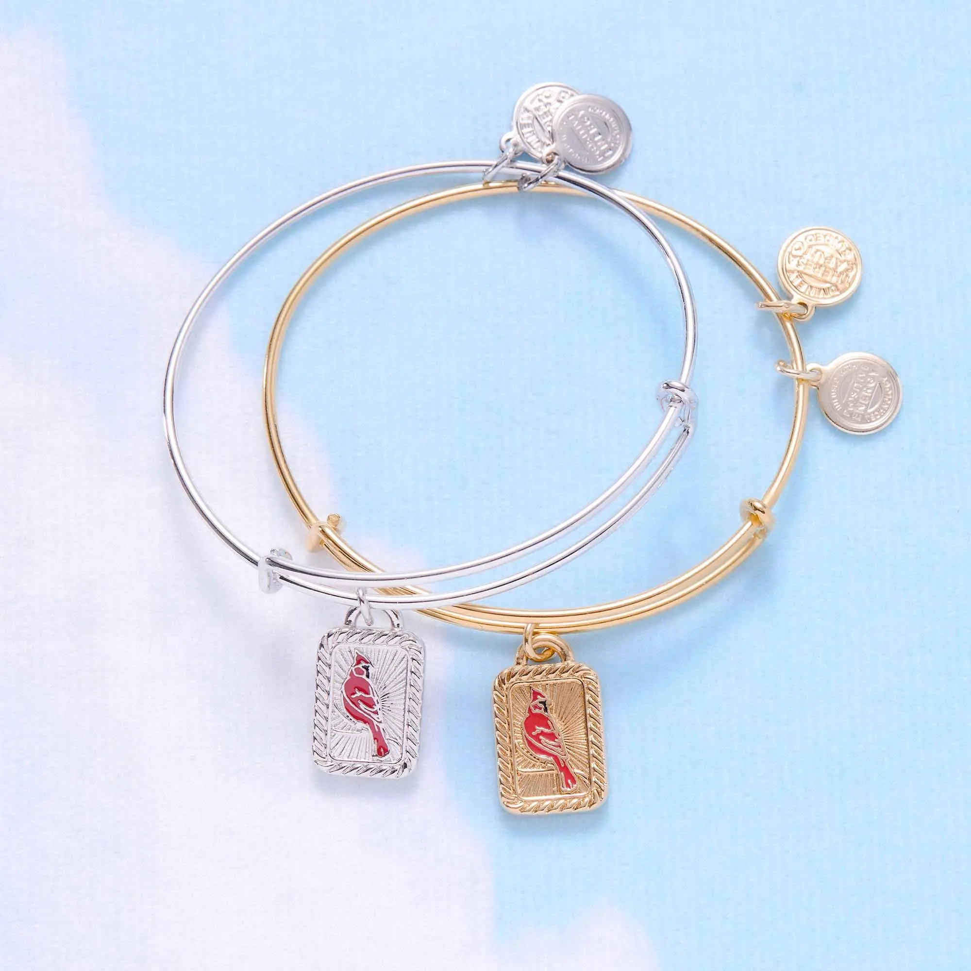 Red Cardinal Expandable Bangle