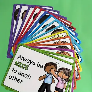 English Classroom Rules Poster, Classroom Discipline Behavior Guidelines, Decorative Wall Art for Schools, Educational Posters, Classroom Decoration