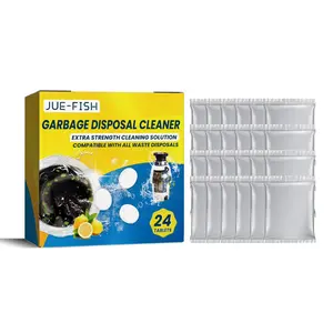 One box contains 24 PCS, cleaning tools, garbage disposal cleaner and deodorizer, extra strong sink garbage disposal cleaner, refreshing foam.