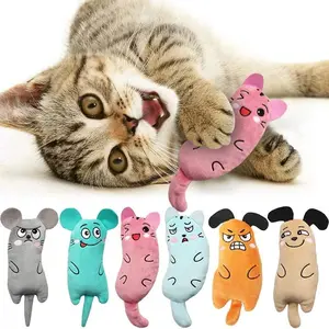 Claws Thumb Bite Cat Mint for Cats Hot Pet Kitten Chewing Toy Funny Cute Plush Toy Teeth Grinding Catnip Cat Toys Interactive #JJL