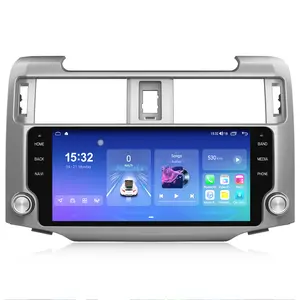 Car Stereo for Toyota 4Runner 2010-2023 touch screen has Android Auto Wireless Carplay, Bluetooth WIFI supports GPS Navigation