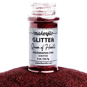 Queen of Hearts  Fine glitter