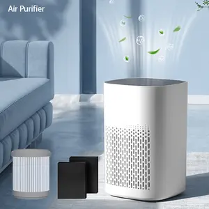 Portable Air Purifier with H13 True Hepa Filter, USB-Powered, Low Noise, Ideal for Home, Bedroom, Office, Reduces Dust, Odors, Pollen