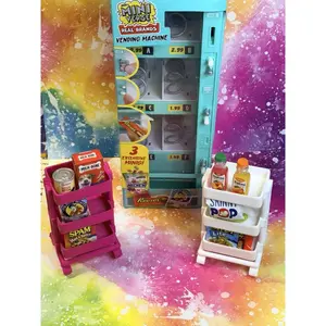 Dollhouses 3 Tier Rolling Craft Cart for all your mini/content creation needs!! Items for display only !! This is for 1 3 tiered dollhouse scale roll cart only !!