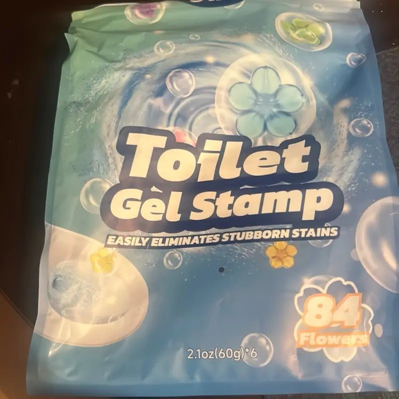 toilet gel stamp