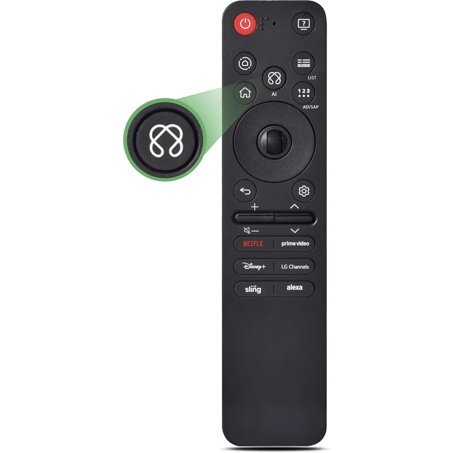 Magic Remote for LG Smart TV,for All 2019 to 2025 TVs,Universal Replacement AI Voice and Pointer Control,2-Year-Warranty