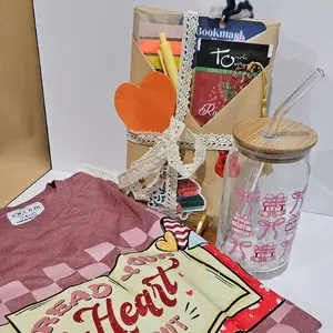 Blind Date with a Book lover gift book bundle set with shirt Cup Tote Multiple Mixed Box