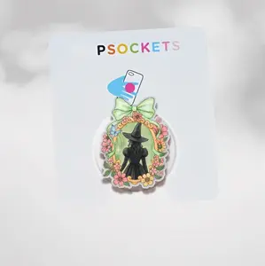 Cute Princess and Witch Frame Magsafe Phone Grip - Magnetic Pop Socket Stand - Fairycore Gift for Her