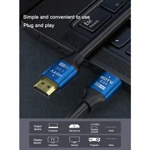 1PC 4K Ultra HD HDMI 2.0 Cable High Speed 4K@60Hz Video Cord HDMI TV Output for Monitor Projector Set-Top Box Laptop TV